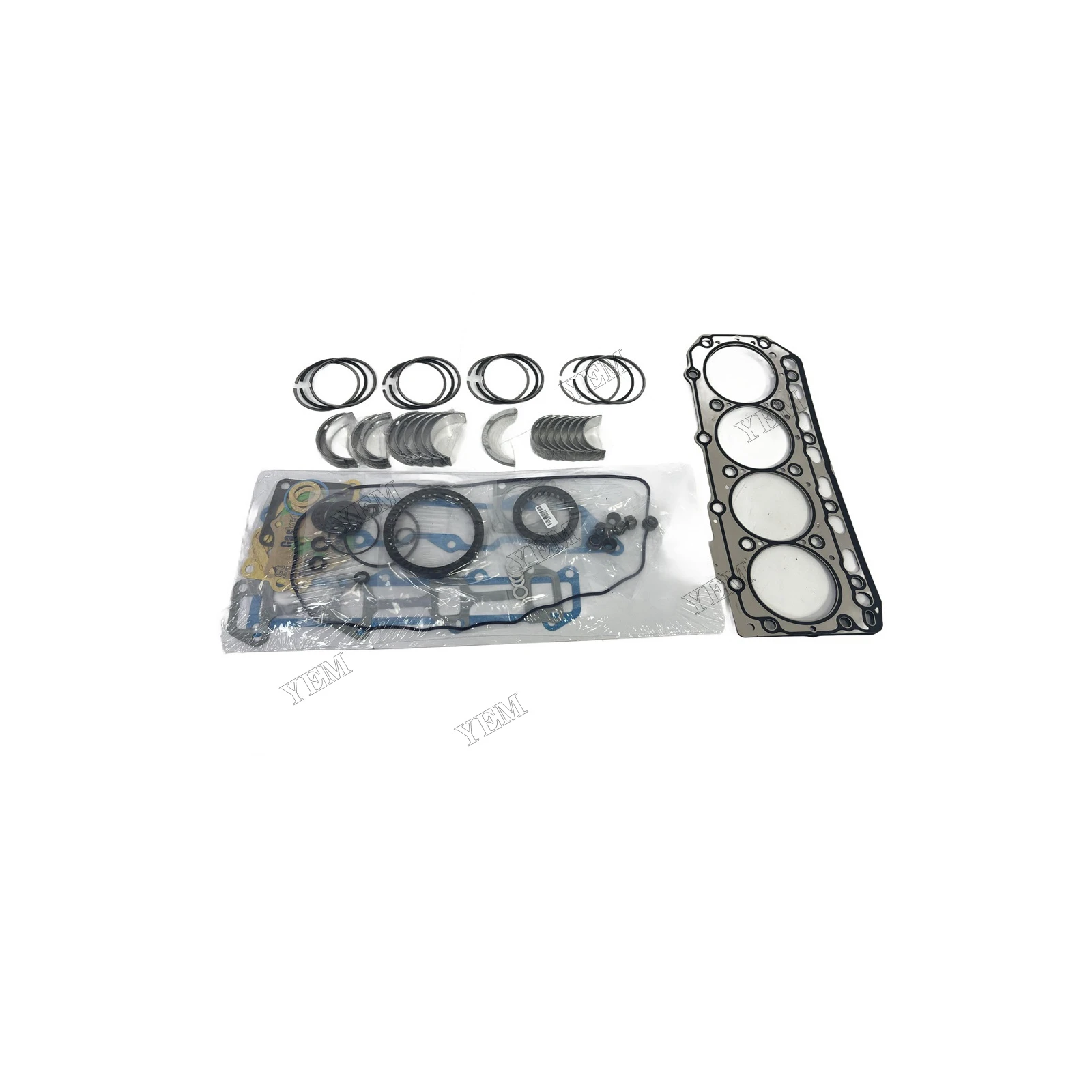 Full Gasket Set Rings Bearings for Yanmar 4TNE84 Engine for John Deere Tractor 990 4500 4510 Mustang 2040 2042 Engine Parts