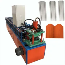 Palisade Fence Sheet Machinery Metal Palisade Fence Production Line Decorative Steel Fence Panel Roll Forming Machine