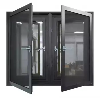 Modern Design Wholesale Direct Sale Waterproof Ready Made Exterior Thermally Broke Aluminum Super House Windows