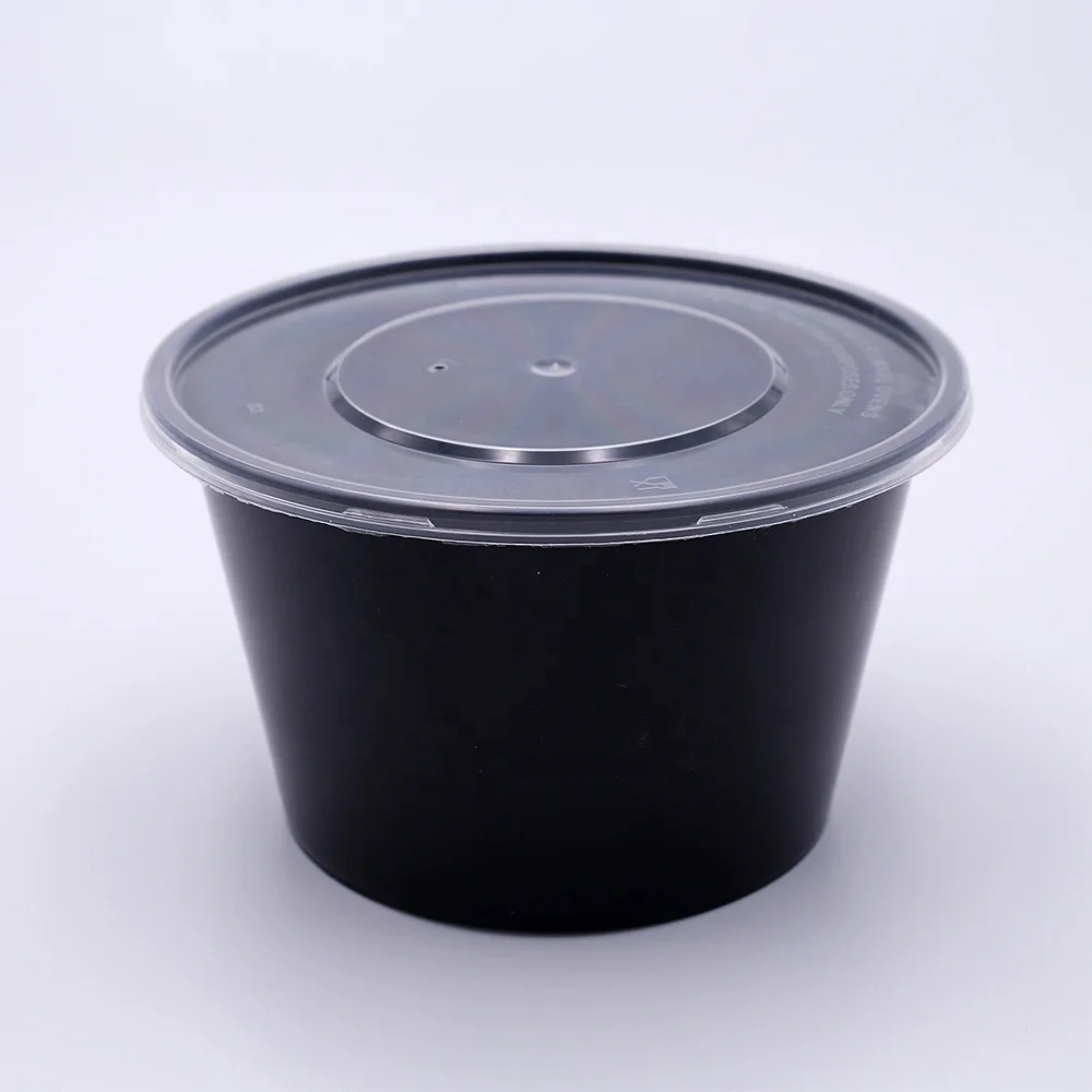 Round Fast Food Container Disposable Food Containers Wholesale Packaging Box with Lids for Restaurant Food Packaging Box