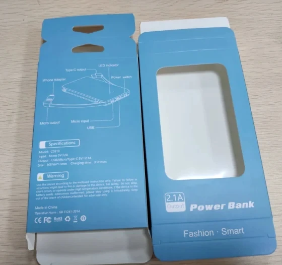 Portable Charger Power Bank 5000mAh Large Capacity External Battery Packpower Bank With 4 LED Indicator Power Banks