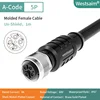 M12-A-5 female straight