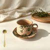 Danxia-Tasse et soucoupe [avec cuillère]]