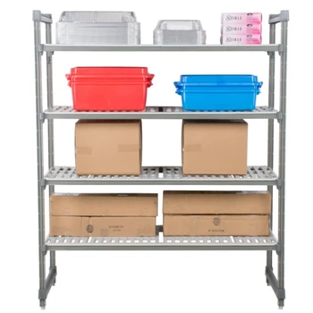 Cambro Elements Plastic 4 Tiers Kitchen Storage Shelving Commercial Rack Restaurant Kitchen Food Storage Rack