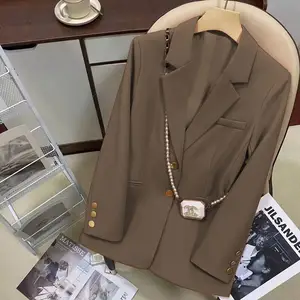 Manufacturer's High-Quality Women's Clothing Slim Fit Solid Color Business Office Official Oversized Suit