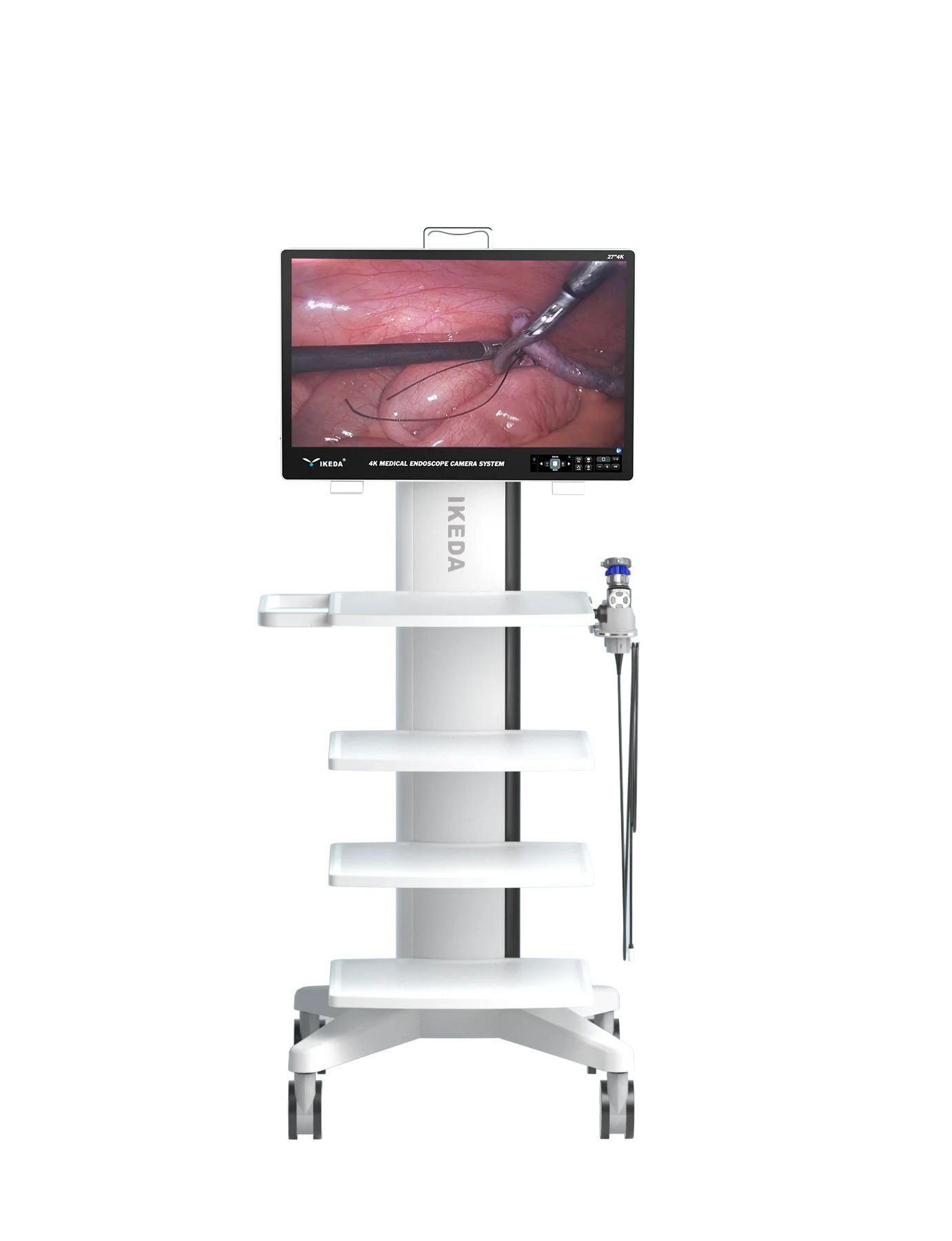 All-in-One 4K Electric Medical Endoscope Camera Machine System Integrated Laparoscopy Portable Tower with Monitor