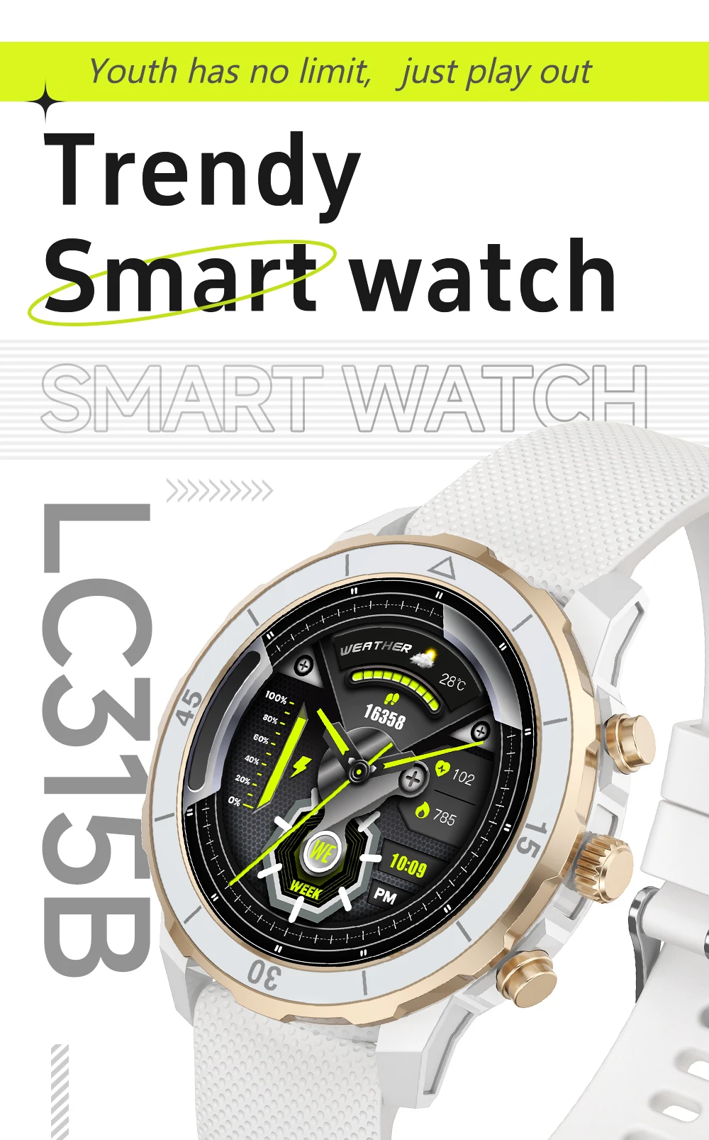 Welcome OEM Order, Factory Whole Selling Sanvnet 2025 Lc315b Fashion Smart Watch 1.27inch Screen Bt Call Sports Fitness Health Relojes Round Smartwatch For Women Men - Buy Lc315b Smart Watch Relojes Smartwatch smartwatch For Women Men