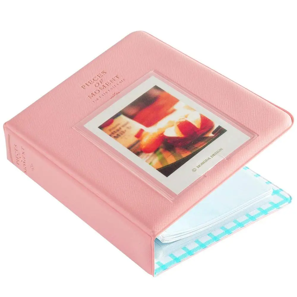 Твердые страницы фотоальбом открытка книга с памятью 64 кармана белые прозрачные ПВХ