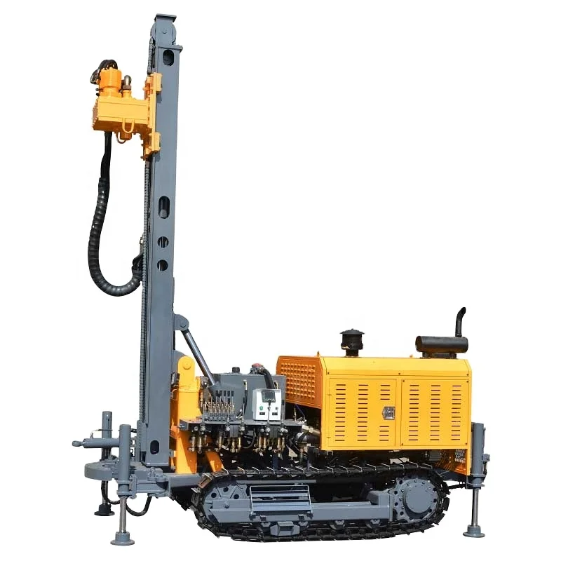 
 China Manufacturer export KW180 KW200  KW300 water well drilling rigs and air compressor mud pumps