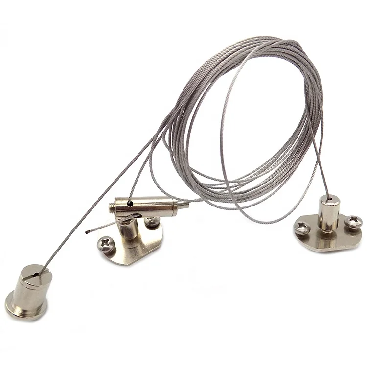 1.5mm Lighting System Suspending LED Lights Steel Wire with Ceiling Attachment