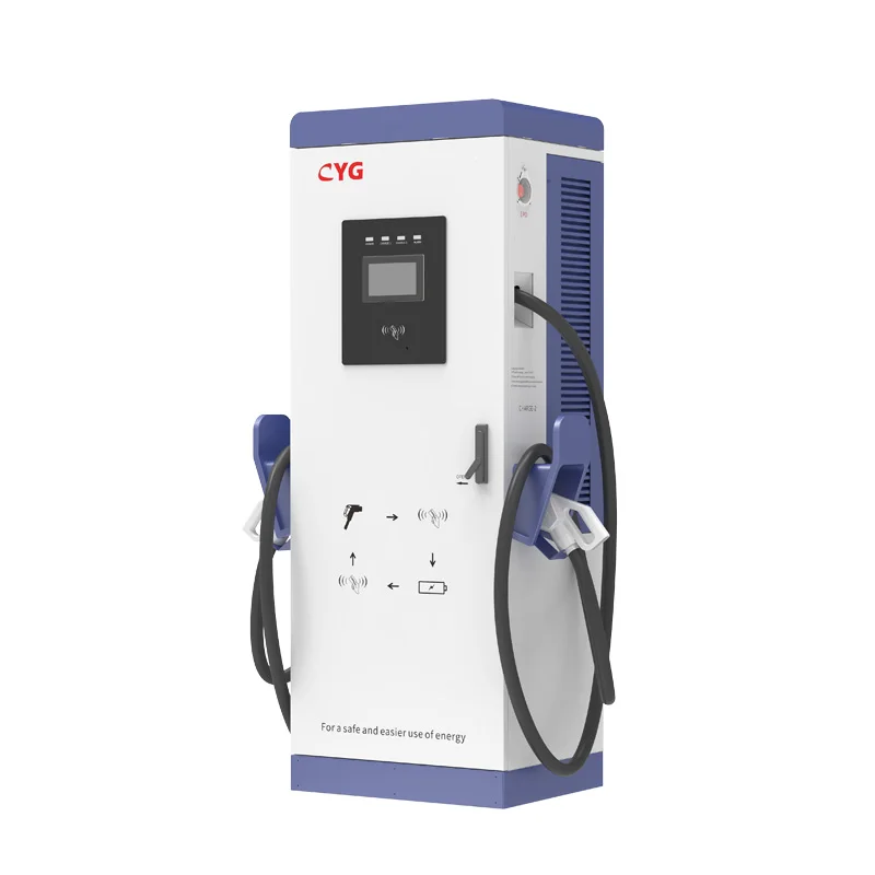 Single Connector Ccs2 Iec 60kw Dc Ev Charger With Rfid Card Start 5m Cable 400v Input Voltage 9054