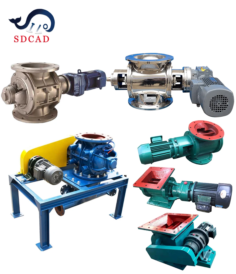 High Quality Rotary Feeder 3d Model Rotary Airlock Valve 3d Model