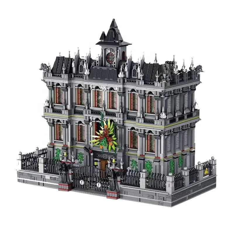 Building Blocks MOC Sets DC Hero the Lunatic Hospital W/ LED 613002 Bricks Toys