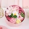 New camellia small round box (pink)