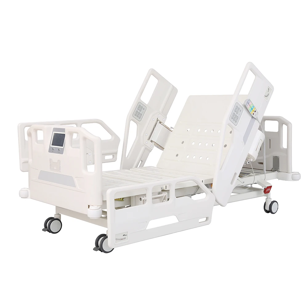 Electric Therapy Bed Stainless Steel Fully Guarded Modern Hospital School Use Adjustable Automatic Anti-Decubitus Infusion 6