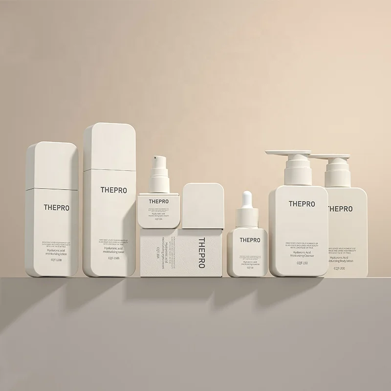 Latest Design Oval Flat Square PETG Lotion Spray Plastic Bottle with Pump Flat Cap for Skincare Cosmetic Packaging