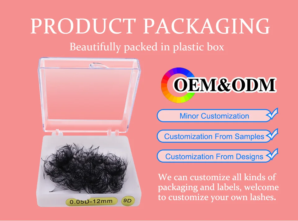 High Quality Wholesale Korean Pbt Handmade 3d 20d Premade Fans False