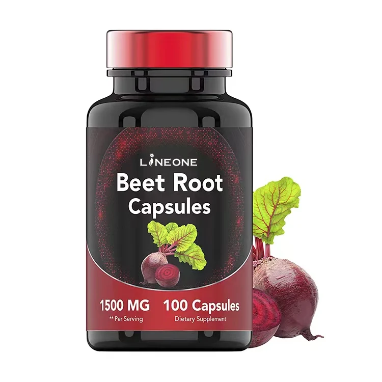 OEM Beet Root Capsules Supports Blood Pressure Sport Performance Preworkout Organic Nitric Oxide Supplement