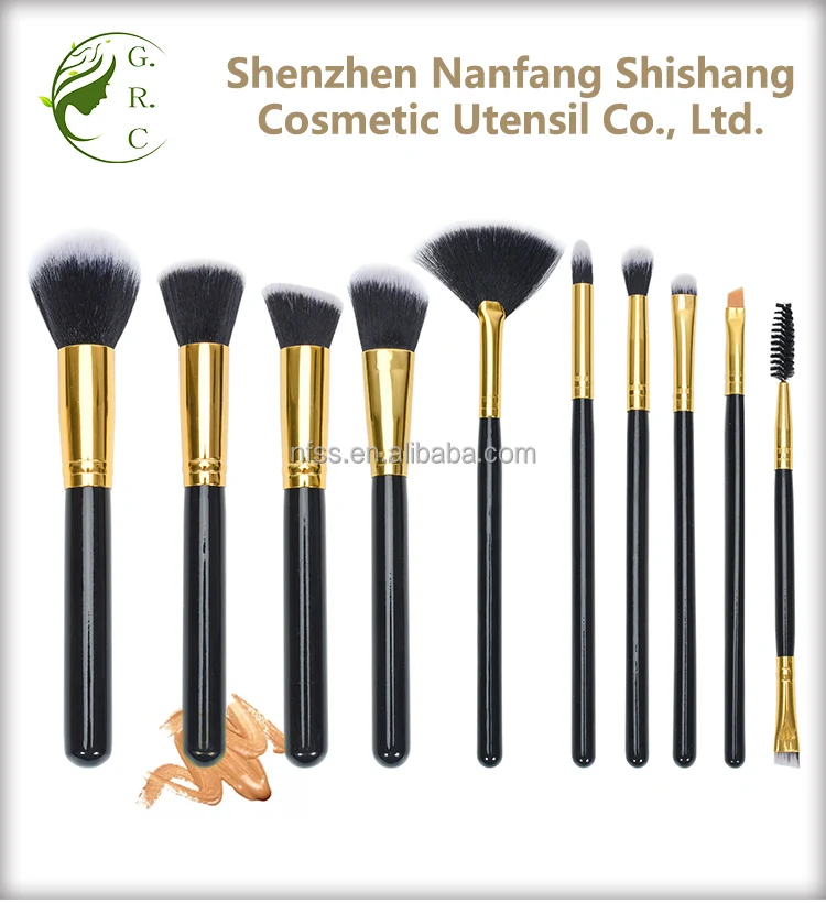 Beauty Products Tool Kits 10Pcs Single Face Lip Mascara Eyebrow Foundation Make Up Brushes  & Makeup Brush Set For Women