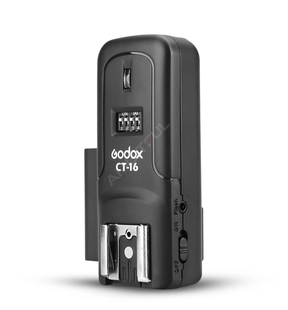 Godox CT-16 16 Channels Wireless Radio Flash Trigger Transmitter + Receiver Set for Canon Nikon Pentax Studio Flash