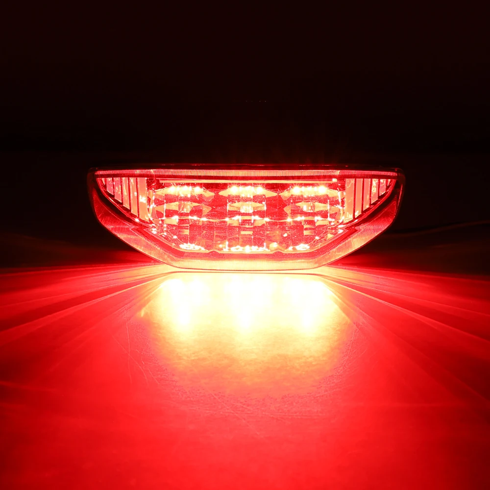 Red Lens LED Brake Tail Light Lamp for Tail Light TRX 250 300 400 500 700 Taillight Accessories