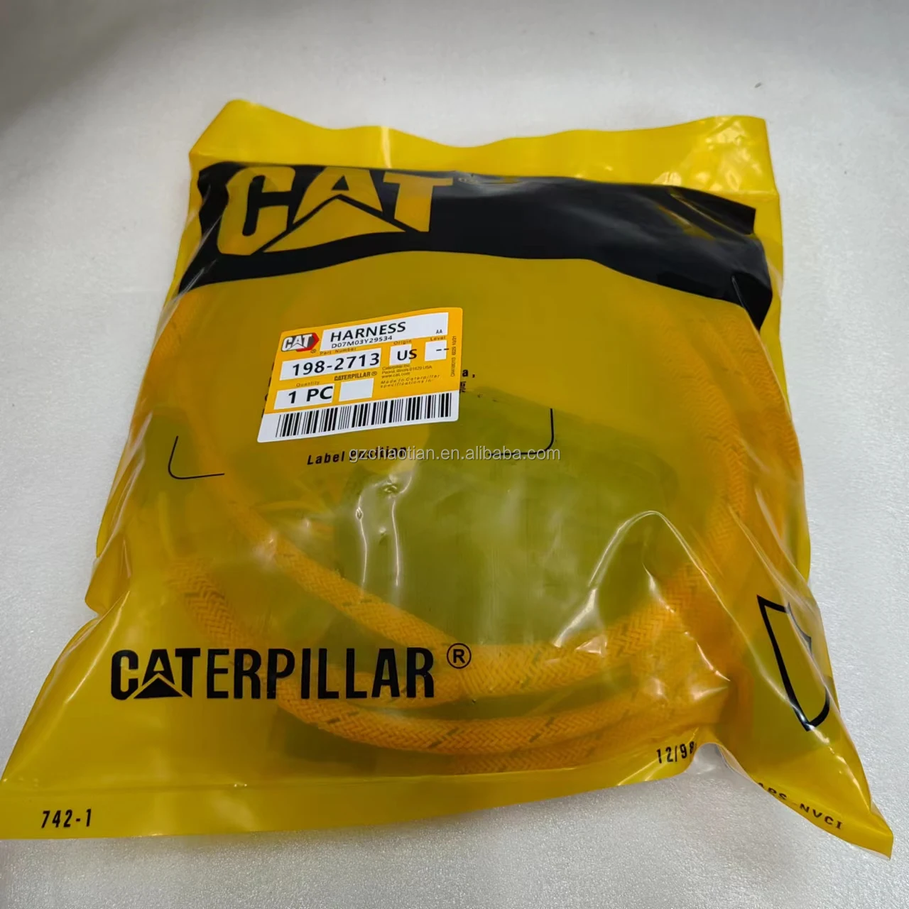 198-2713 CAT C7 Engine Wiring Harness - Reliable Excavator Parts