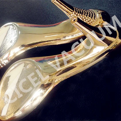 Shoe Heel Professional Vacuum Metalizing Coating Machine/Evaporation Plastic Vacuum Paint Making Equipment