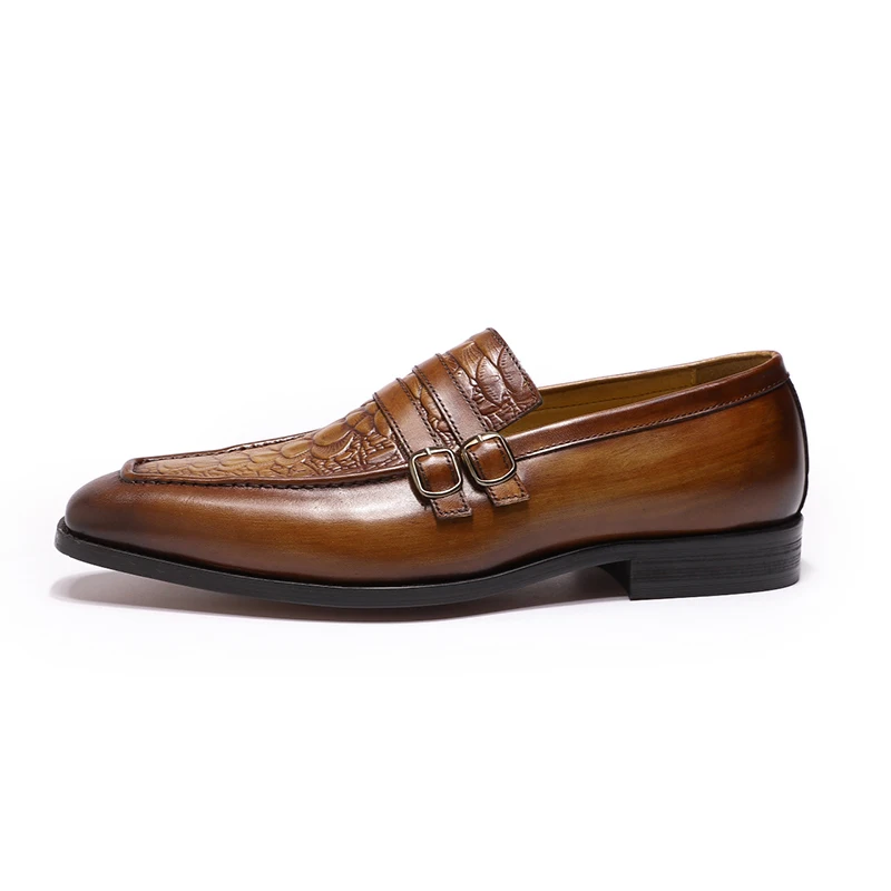 Italian Design Handmade Slip on Male Wedding Party Shoes Pointed Toe Penny Loafers