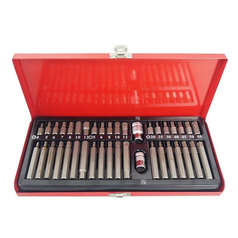 40pcs H10 Series Bits Set Hand Tool Socket Wrench Auto Repair Tool