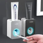 OEM&amp;ODM Rectangle 11*7*6cm Grey Black desinfectio auto Automatic ecoco distributeur de dentifrice Toothpaste Dispenser
