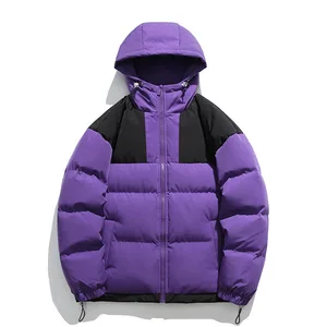 Winter Classic Warm Parka Coat High-Quality Jacket Hat Set Warm Parka Casual Retro Down Hooded Blubber Jacket for Men