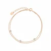 Silver Base with Pink Gold Plating