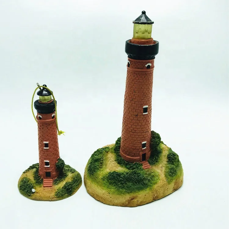 Hand Painted Table Top Decoration Polyresin Lighthouse Model Buy