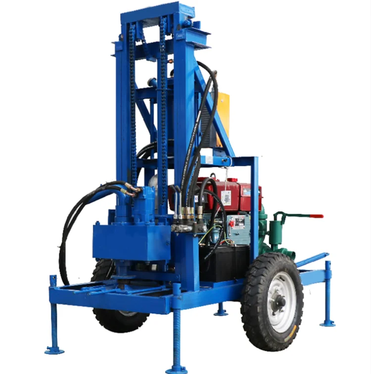 150m 22hp Mine Drilling Rig /underground Deep Drilling Machine Water ...