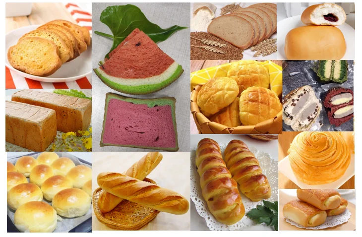 Автоматическая машина для производства замороженного хлеба с управлением PLC багета оборудование