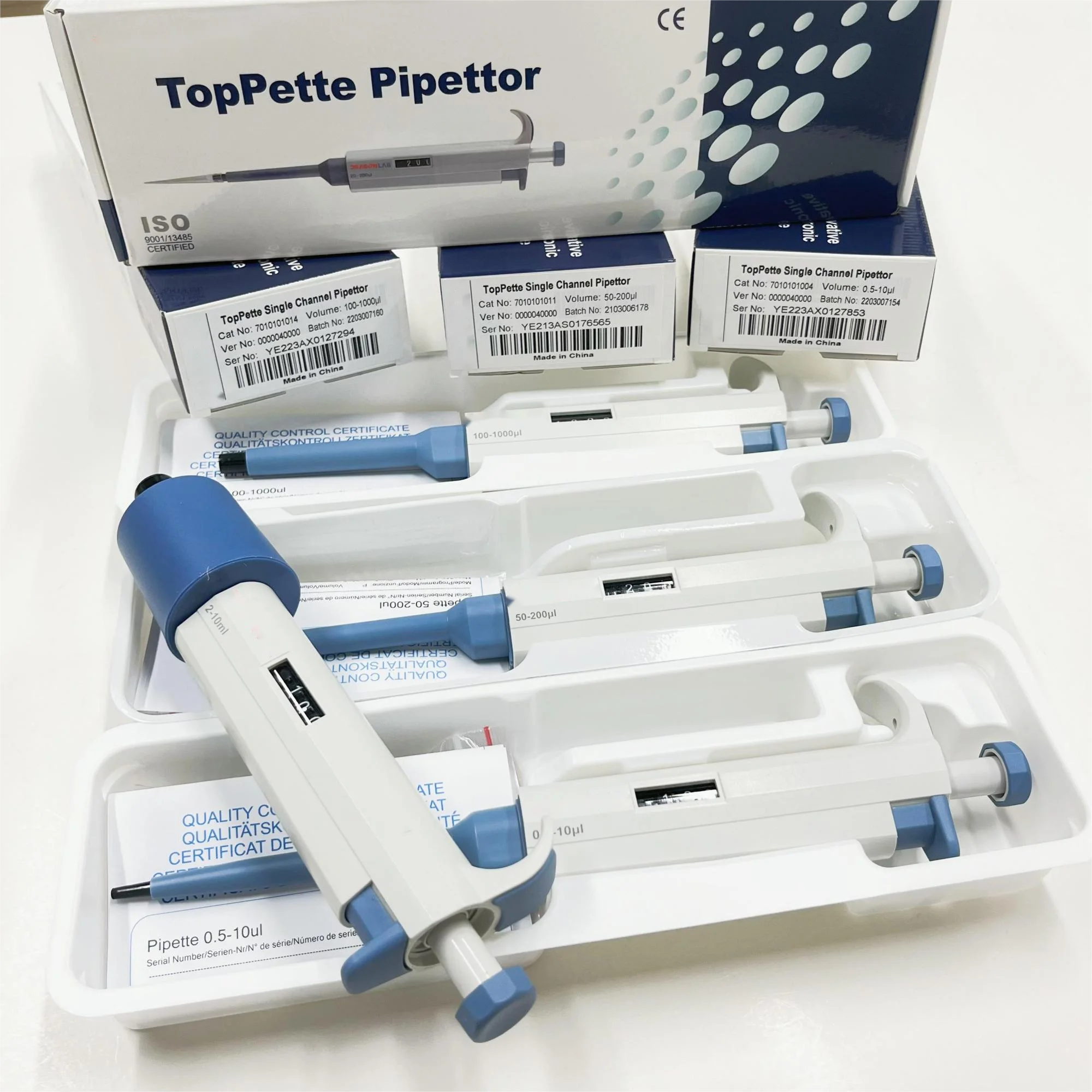 Pipt Lab Chemistry Biology Pipette DLab Pipettor Single-channel Adjustable ...