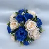 Champagne with sapphire blue