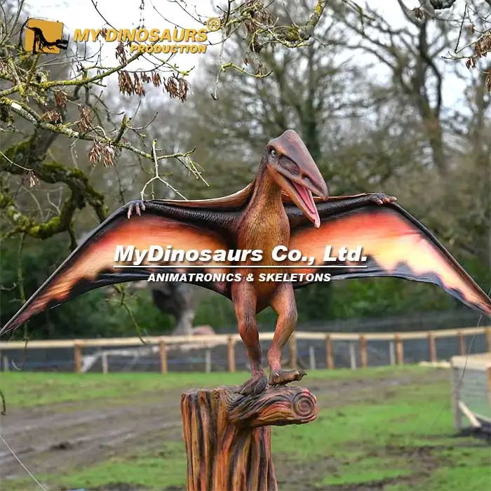 R Realistic Flying Pterodactyl Dinosaur Robot