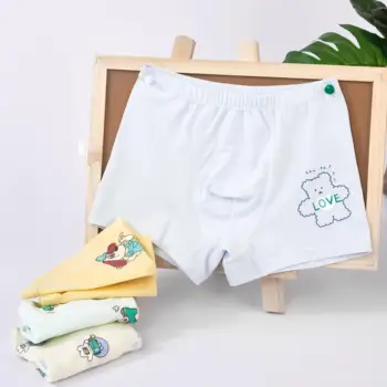 Kids Boys Toddlers Cartoon Boxer Briefs Pure Cotton Little Boys Underwear Short Pants Panties for Children Aged 2-15 boys