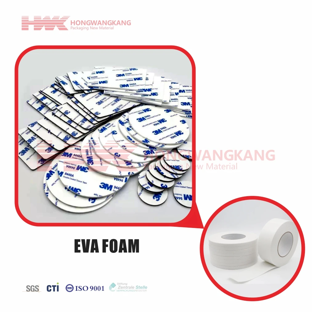 HWK Factory Custom EVA Foam Pads Die Cutting Service High-density EVA Foam Die Cuts for Protection & Cushioning