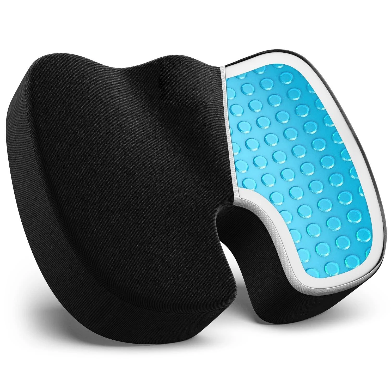 Memory Foam U-shaped Gel Seat Cushion Massage Car Office Chair Coccyx Back  Tailbone Pain Relief