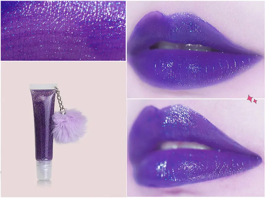 Оптовая торговля СТМ 10 мл 20 мл блеск для губ метка частного назначения сжатия трубка блеск для губ с буфами на рукавах мяч цепочка для ключей