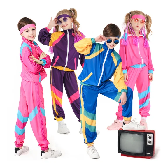 Make 80s Hip Hop Outfit 80s Costumes For Kids, Retro Tracksuits - Main Image