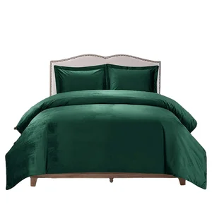 Economic Material benefit and Warm Luxury Velvet Duvet Cover Set