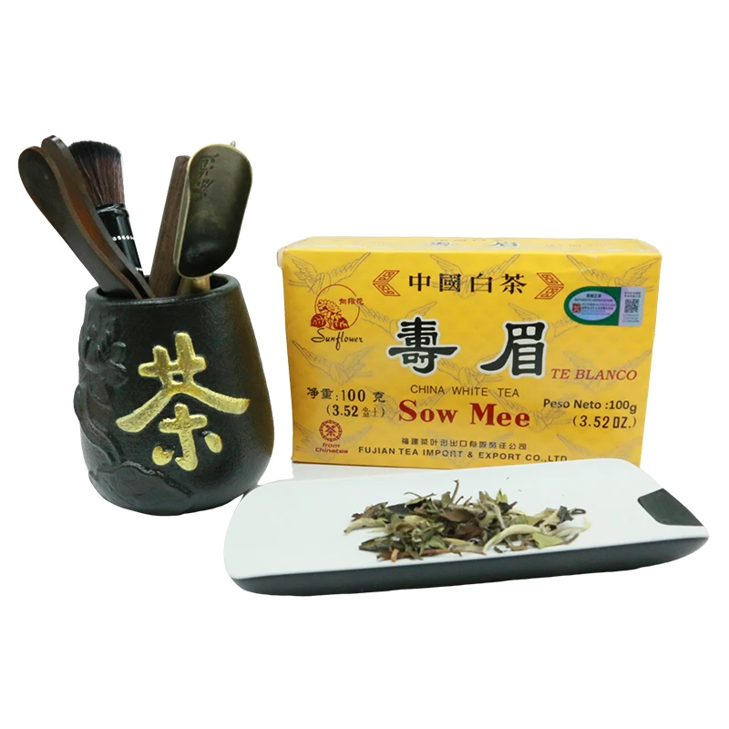 FC03 5103 wholesale factory price negotiable cha Leaf Tea 100g Chinese Sow Mee White Tea