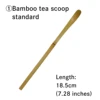 Cuchara de té de bambú (chashaku) Estándar