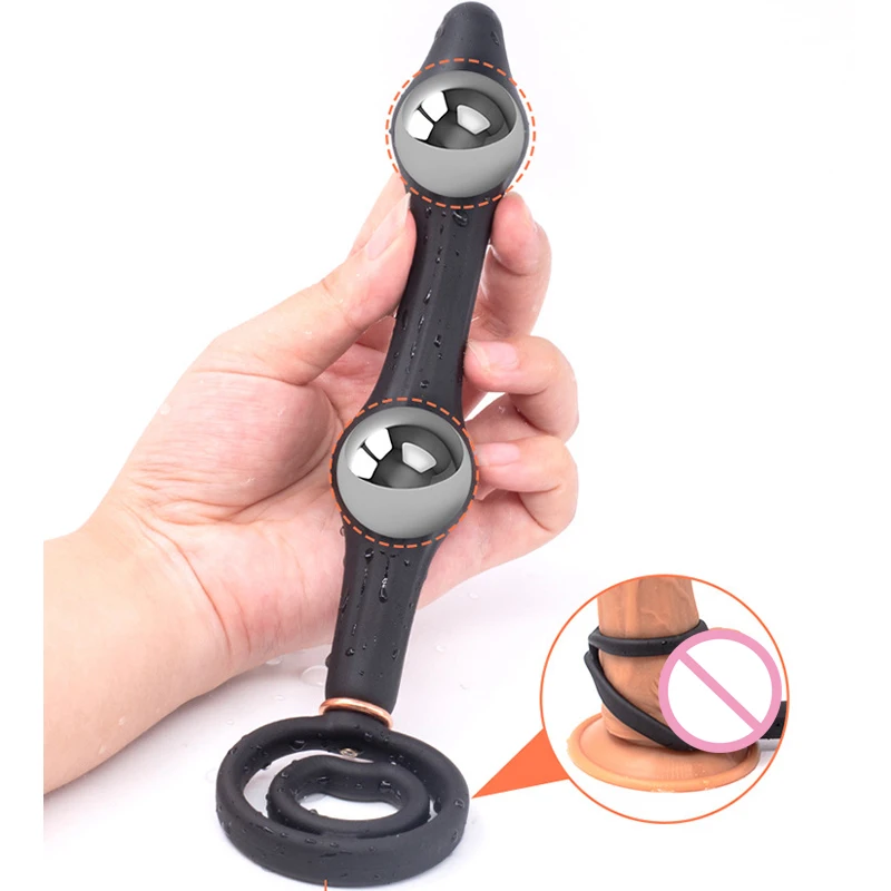 Hidden Homemade Ass Intruder XXL Anal Beads Huge Inflatable Butt Plug for Mens