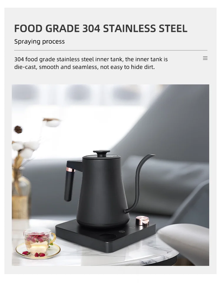 Electric Kettle,Gooseneck Coffee Pot,Insulated Electric Kettle,Quick