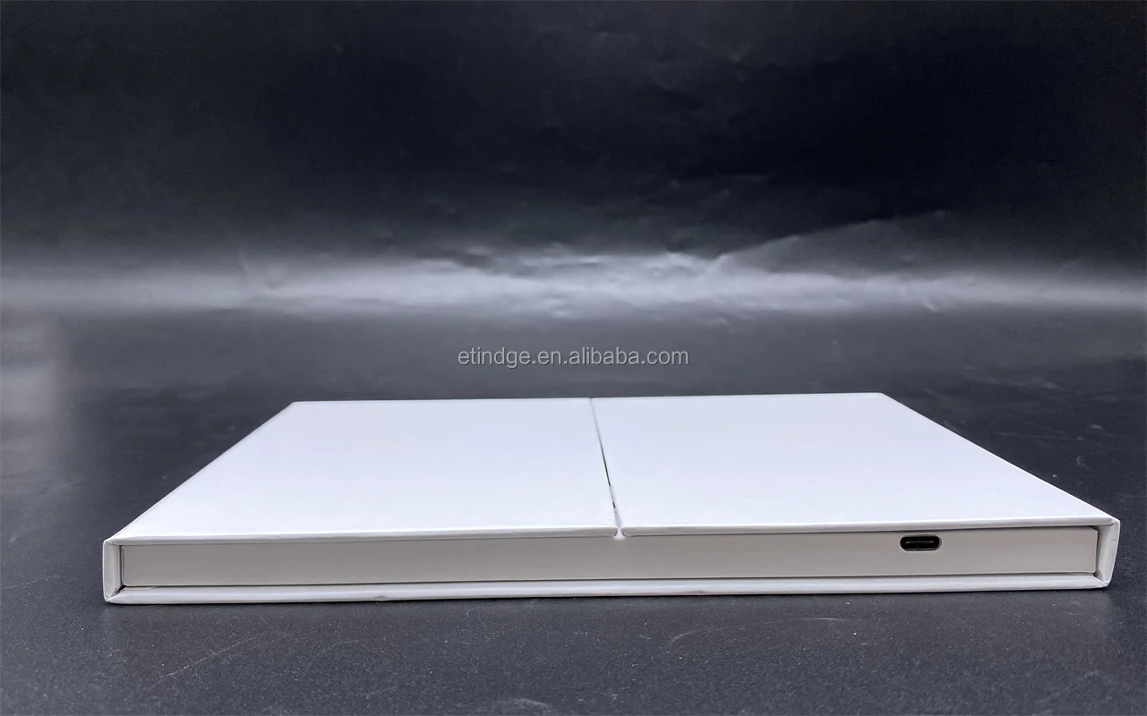 Тройной 1500 мАч 256MB с памятью на заказ печать двойным воротником A5 в твердом переплете 7-дюймовый IPS ЖК-экран видео-брошюра кнопками