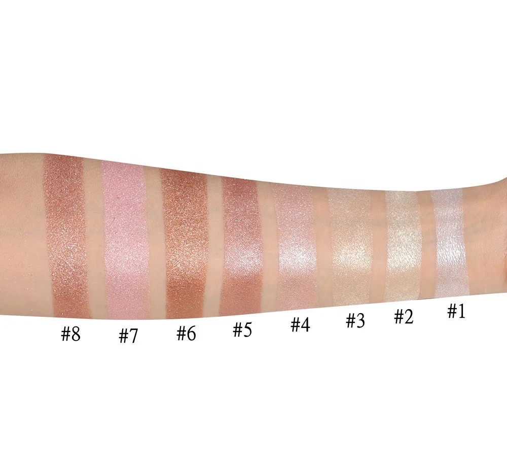 8 цветов, мерцающая пудра для лица, осветляющая пудра для макияжа